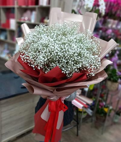 Букет цветов из: Гипсофила в Усть-Карске