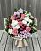 Букет цветов из: Альстромерии, Гвоздики, Розы и Хризантемы в Усть-Карске