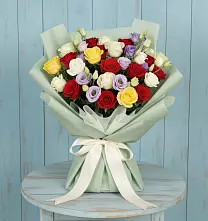 Букет цветов из:  Розы в Усть-Карске
