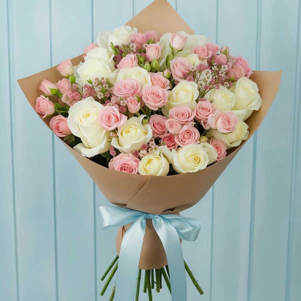 Букет цветов из: Розы в Усть-Карске