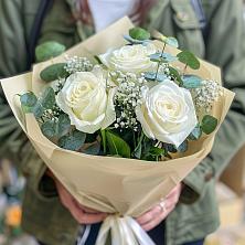 Букет Нежные грёзы в Усть-Карске Букет цветов из: Розы в Усть-Карске