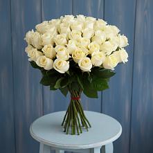 Букет 51 Белая роза Эдлесс Лав #REPLACE_PRED# Усть-Карске