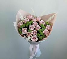 Букет цветов из:  Розы и Хризантемы #REPLACE_PRED# Усть-Карске