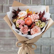 Букет цветов из:  Гвоздики, Хризантемы и Розы #REPLACE_PRED# Усть-Карске