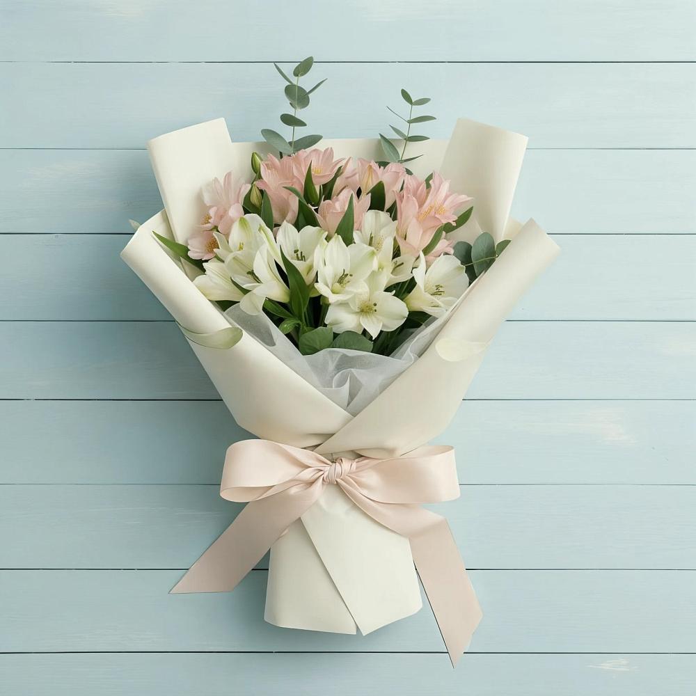 Букет цветов из: Альстромерии в Усть-Карске