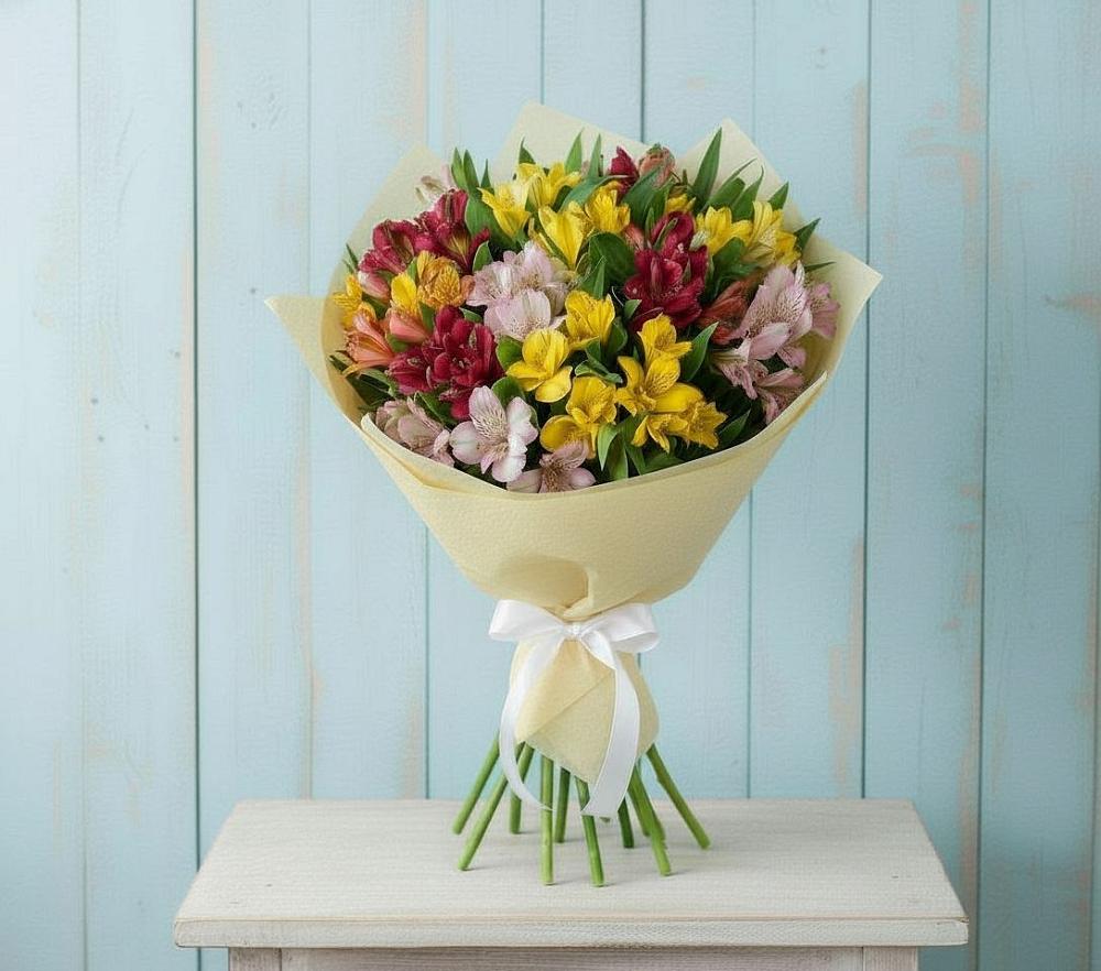 Букет цветов из: Альстромерии в Усть-Карске