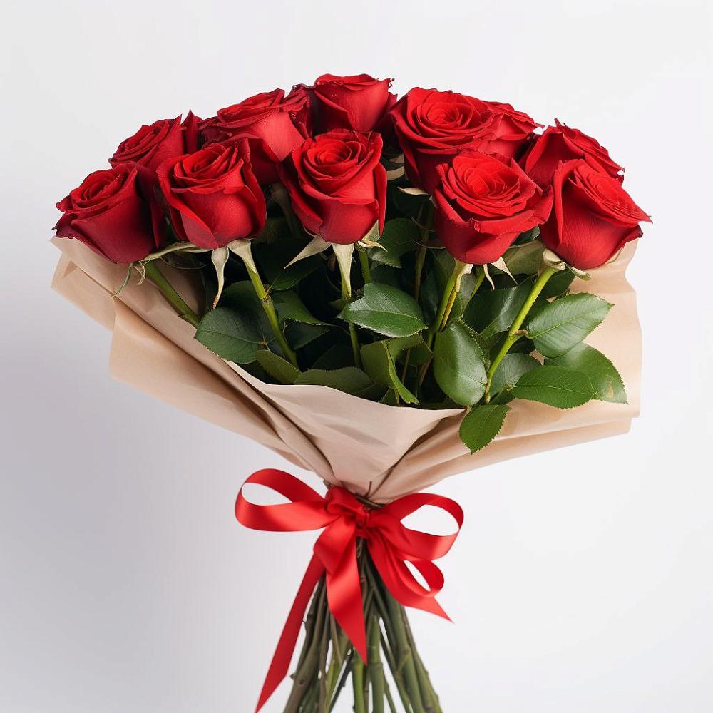 Букет 11 Красных роз Эдлесс Лав в Усть-Карске